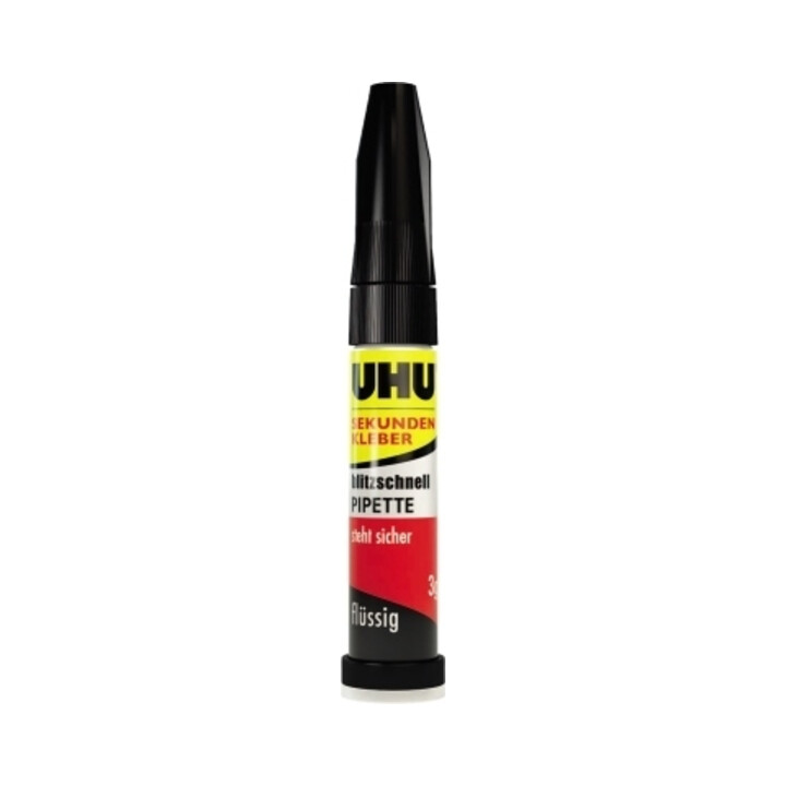 Colle instantanée PIPETTE ultrarapide Control 3 g incolore tube UHU