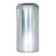 Collecteur de déchets 120 l galvanisé avec porte-1