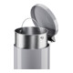 Collecteur de déchets à pédale Hailo ProfiLine Solid 20 argent-4