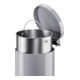 Collecteur de déchets à pédale ProfiLine Solid 14 argent de Hailo-5