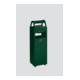Collecteur de déchets/cendrier B 30 avec auvent, vert Var-1