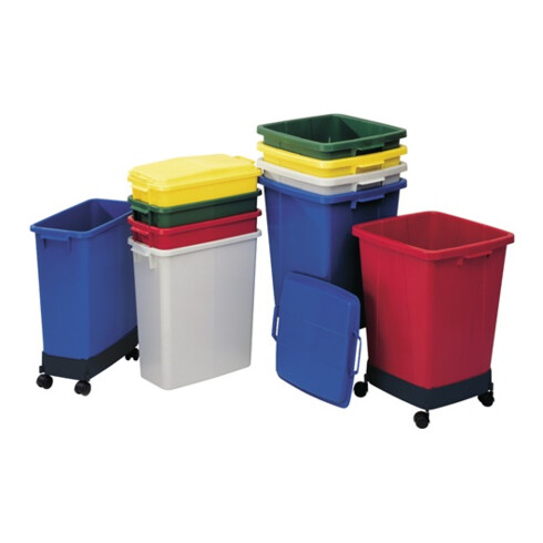Collecteur de déchets GRAF 60 l 590 x 285 x 555 mm (H X l x P) PE bleu
