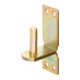 Collier de serrage DII sur plaque 10x25mm galv.jaune galv.galv.GAH-2