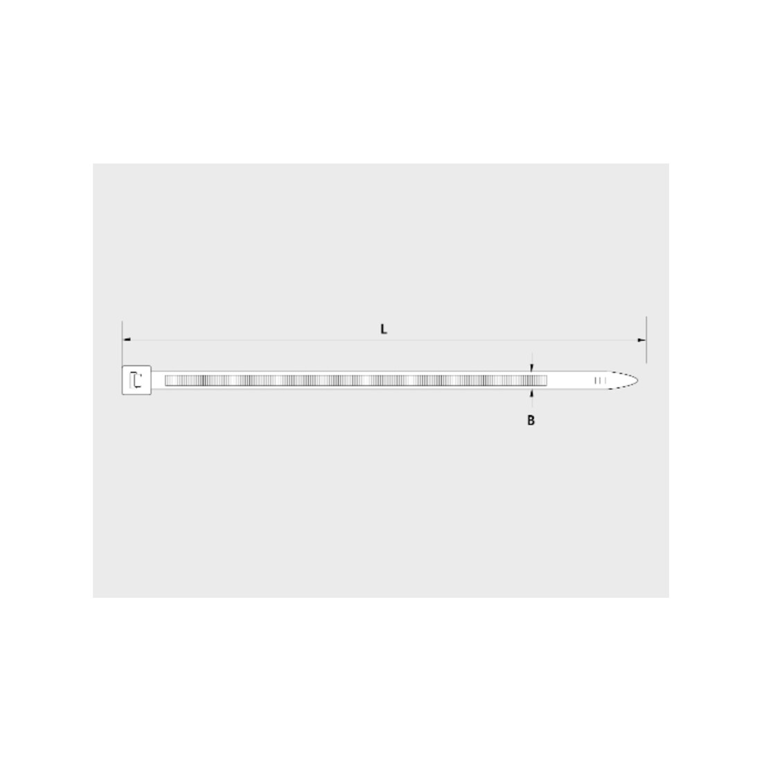 Collier de serrage en nylon couleur noire 2,5x200 Réf.CCT (100 ) CELO