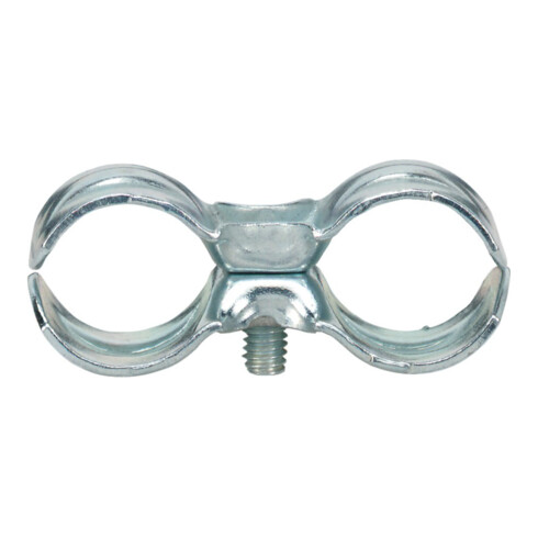 Collier double en acier 13x13 mm