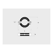Collier métallique CELO avec EPDM LI-42-2