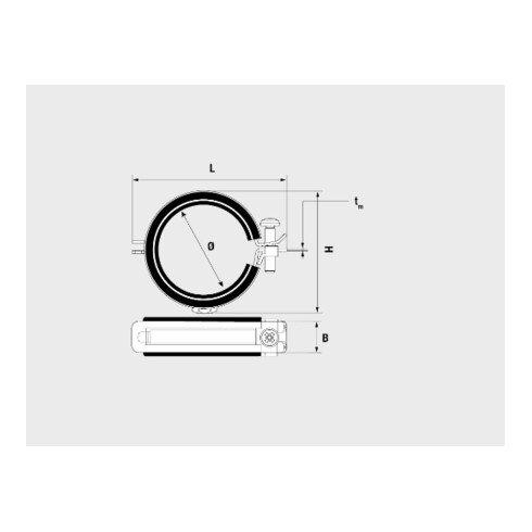 Collier de fixation rapide pour tuyaux RIF 60 CELO