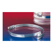 Collier ponté pour la fixation de tuyaux spiralés avec extérieur ondulé Norres-1