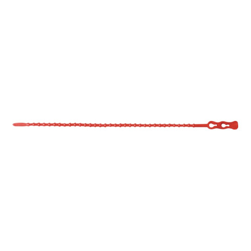 Colliers de câblage Click Tie® L. 120 mm l. 3,5 mm polyamide rouge, RAL 3000 100
