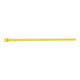 Colliers de câblage L. 150 mm l. 3,6 mm polyamide jaune 100un./sachet-1