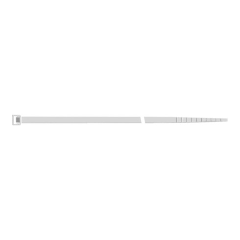 Colliers de câblage L. 360 mm l. 4,5 mm polyamide nature pas résistant aux UV 10