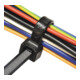 Colliers de câblage L. 450 mm l. 7,5 mm polyamide noir pas résistant aux UV 100u-4