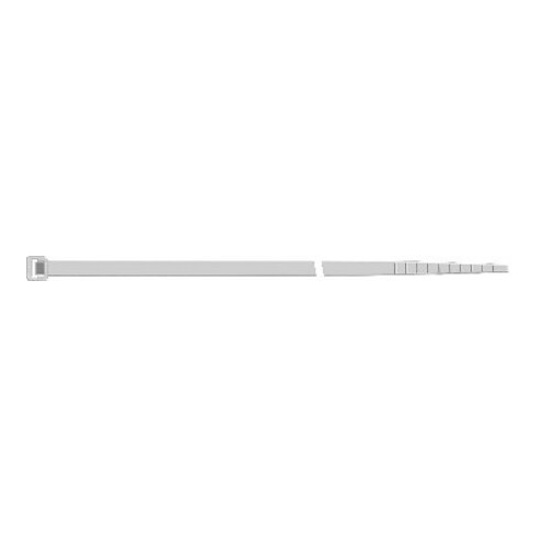 Colliers de câblage L. 750 mm l. 7,5 mm polyamide noir pas résistant aux UV 100u