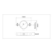 Colliers Descente De Gouttière M8 Ref. D Ø 75 (50 pcs) CELO-4