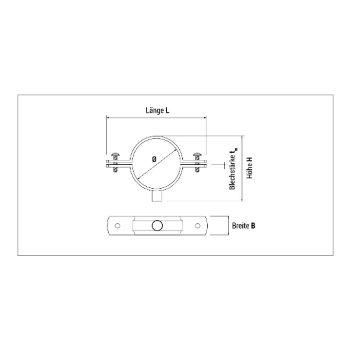 Colliers Descente De Gouttière M8 Ref. D Ø 75 (50 pcs) CELO