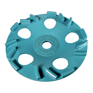 Collomix Schleiftopf, 180 mm Topf mit 12 Segmenten