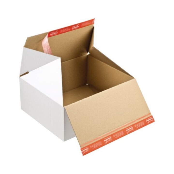 ColomPac® Premium Blitzbodenkarton CP155.155 SK-Verschluss weiß