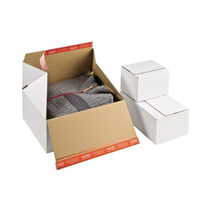 ColomPac® Premium Blitzbodenkarton CP155.155 SK-Verschluss weiß