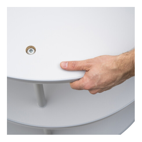 Colonne rotative pour dossiers STIER, 1 niveau pour max. 24 dossiers, élément complémentaire Ø800 mm x 344 mm