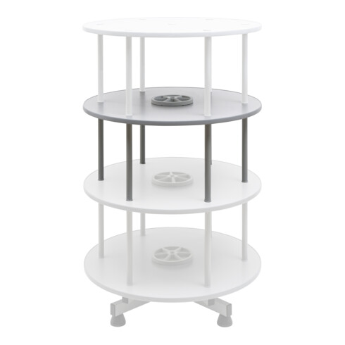 Colonne rotative pour dossiers STIER, 1 niveau pour max. 24 dossiers, élément complémentaire Ø800 mm x 344 mm