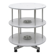 Colonne rotative pour dossiers STIER, 2 niveaux pour max. 48 dossiers, Ø 800 mm x 850 mm