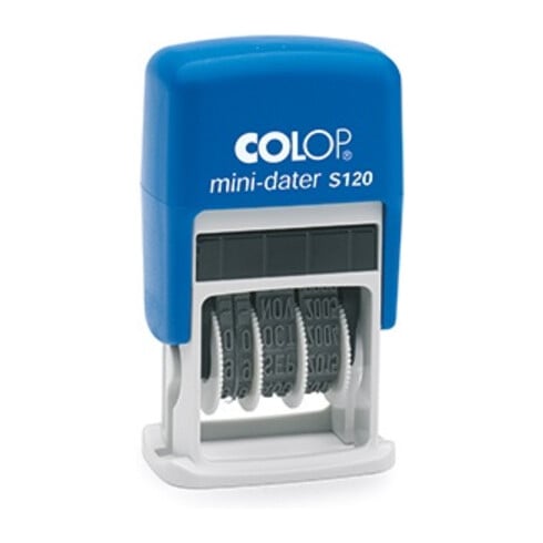 COLOP Datumstempel mini-dater S120 1452000200 24mm Kunststoff blau