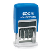 COLOP Datumstempel mini-dater S120 1452000200 24mm Kunststoff blau-1