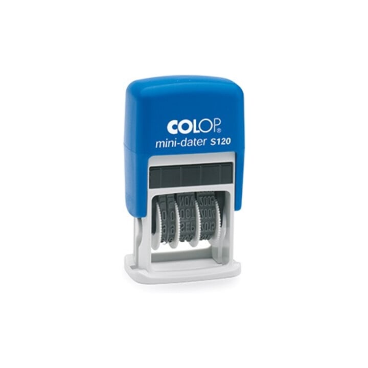 COLOP Datumstempel mini-dater S120 1452000200 24mm Kunststoff blau