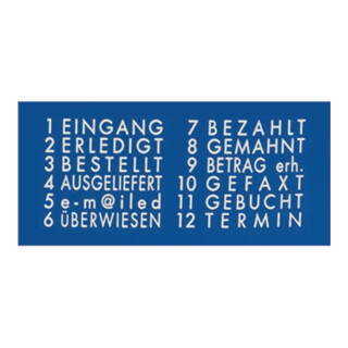 COLOP Datumstempel mini info-dater S120/WD 1453100200 blau/grau