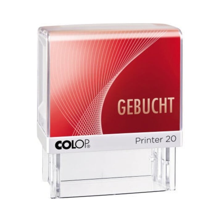 COLOP Textstempel Printer 20 GEBUCHT 100672 38mm Kunststoff rt