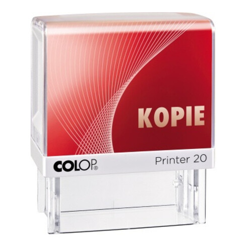COLOP Textstempel Printer 20 KOPIE 100671 38mm Kunststoff rt