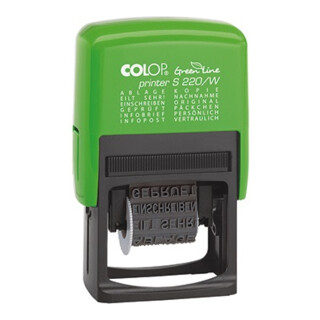 COLOP Wortbandstempel S220W Green Line 127786