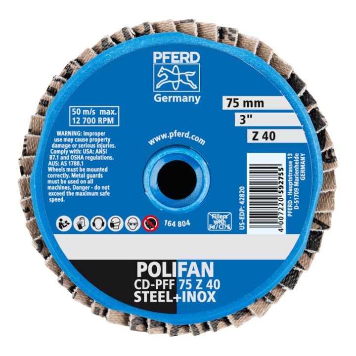 COMBIDISC-Mini-POLIFAN PFERD - CD PFF 75 Z 40