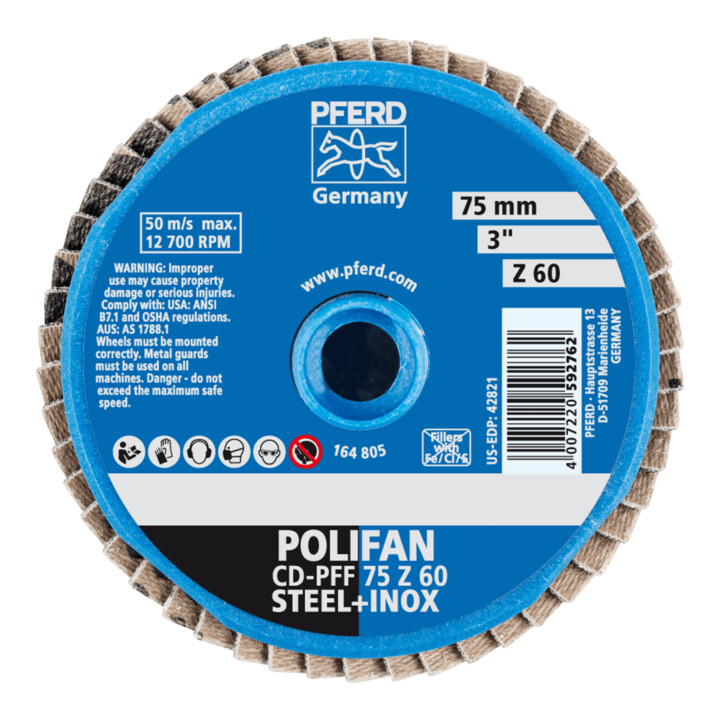 COMBIDISC-Mini-POLIFAN PFERD - CD PFF 75 Z 60