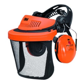 Combinaison de protect.faciale/auditive G5V5CH51 Visière réticulée PA EN 1731 EN