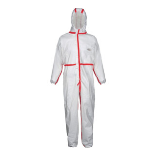 Combinaison de protection CoverStar Plus® taille XL (58/60) blanc/rouge cat. III