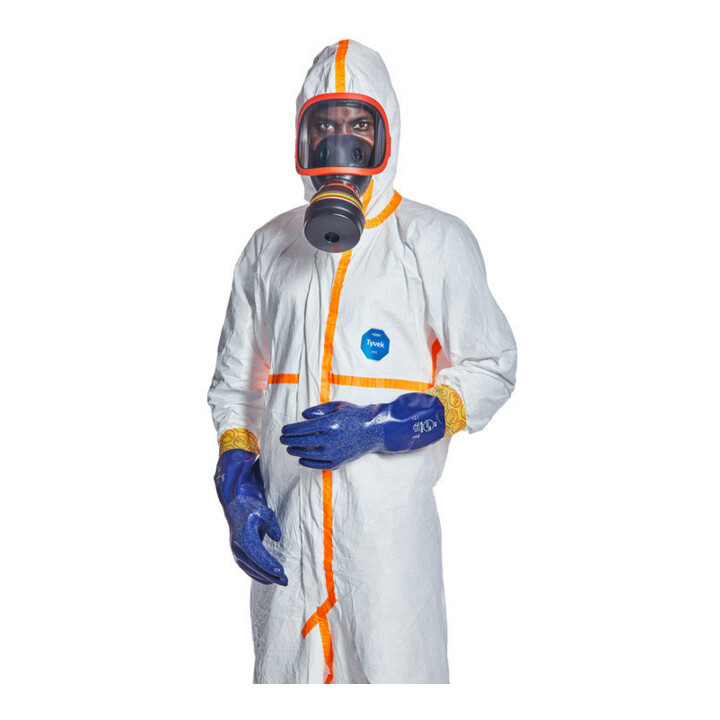 Combinaison de protection Dupont Type 3/4/5/6 Tyvek 800J, blanc, taille unisexe : L