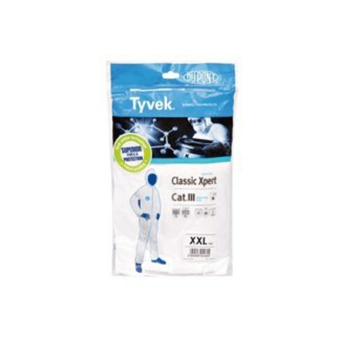 Combinaison jetable Tyvek® Classic Xpert taille XXL blanc cat. III DUPONT
