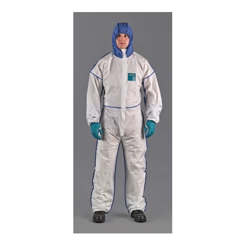 Combinaison MICROGARD 1800 COMFORT,Mod 195 Gr.M blanc/bleu Cat.III MICROGARD