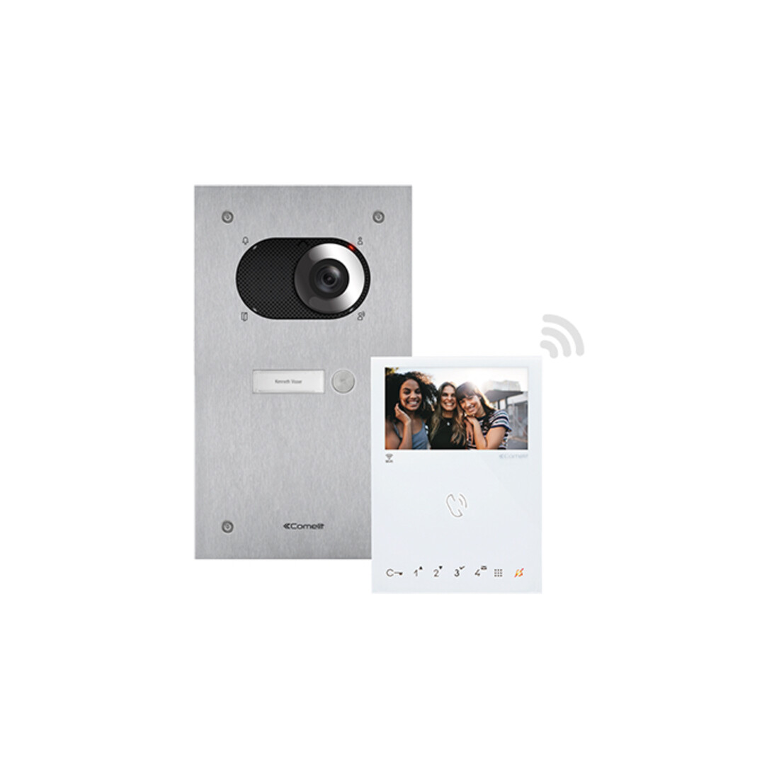 Comelit Group Einfamilienhauskit Switch Monitor WiFi SB2 KVS2011