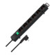 Brennenstuhl Comfort-Line Plus Steckdosenleiste mit Flachstecker 6-fach 2m H05VV-F 3G1,5