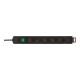 Brennenstuhl Comfort-Line Plus Steckdosenleiste mit Flachstecker 6-fach 2m H05VV-F 3G1,5