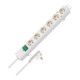 Brennenstuhl Comfort-Line Plus Steckdosenleiste mit Flachstecker 6-fach 2m H05VV-F 3G1,5-1