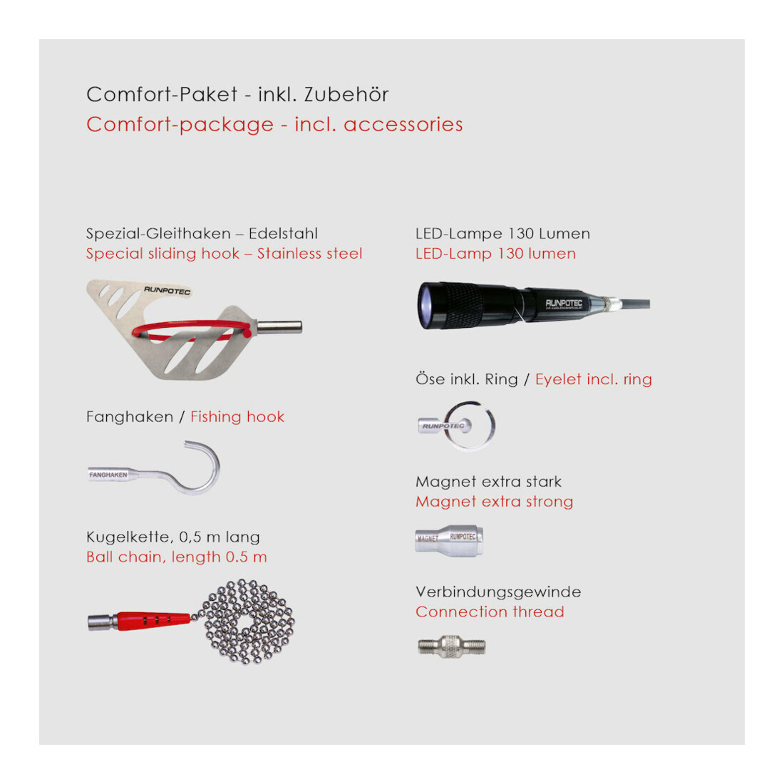Comfort Set RUNPOSTICKS 19 pces