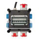Compacte stroomverdeler BSV 3/32 2 IP44 2m H07RN-F 5G4.0 - 2xCEE16A, 1xCEE 32A, 4x230V