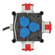 Compacte stroomverdeler BSV 3 LS E/16 2 IP44 1m H07RN-F 5G1,5 3xCEE400V + 3x230V-5