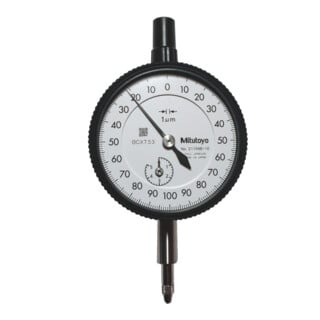Comparateur de précision antichocs MITUTOYO, plage de mesure /⌀ boîtier: 5/58 mm