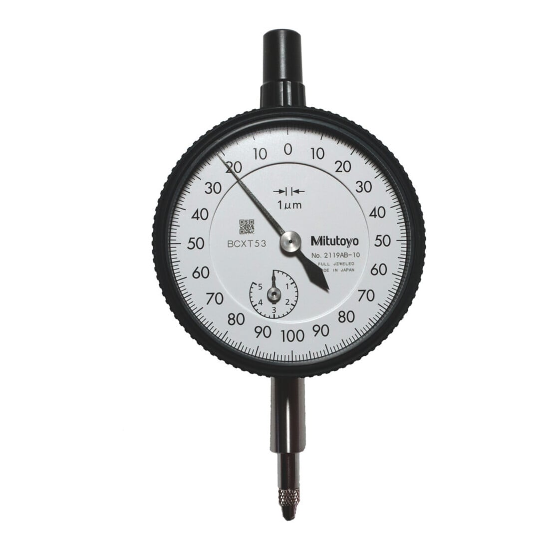 Comparateur de précision antichocs MITUTOYO, plage de mesure /⌀ boîtier: 5/58 mm