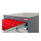 Compartimentage de tiroir STIER, bacs pour petites pièces, BLH 100 mm, dimensions intérieures 500x450 mm, 18 KTK 75x150 mm-4