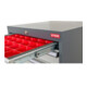 Compartimentage de tiroir STIER, bacs pour petites pièces, BLH 100 mm, dimensions intérieures 500x450 mm, 6 KTK 75x150 mm-4